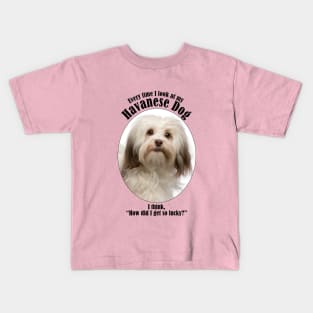 Havanese Dog Traits Kids T-Shirt